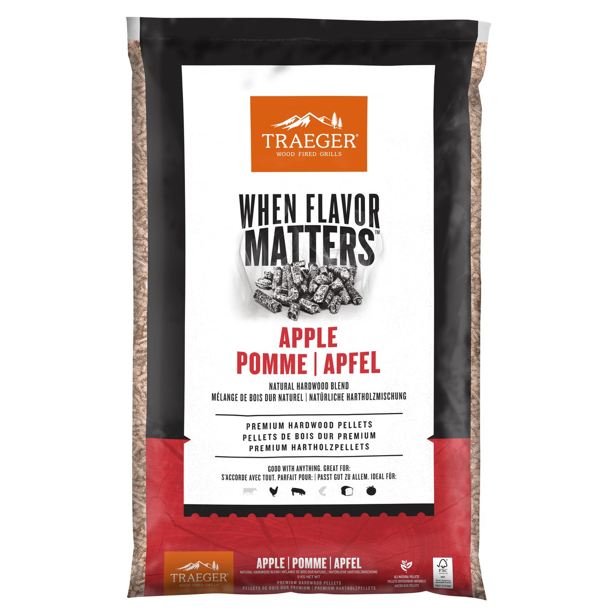 Apfel Holzpellets