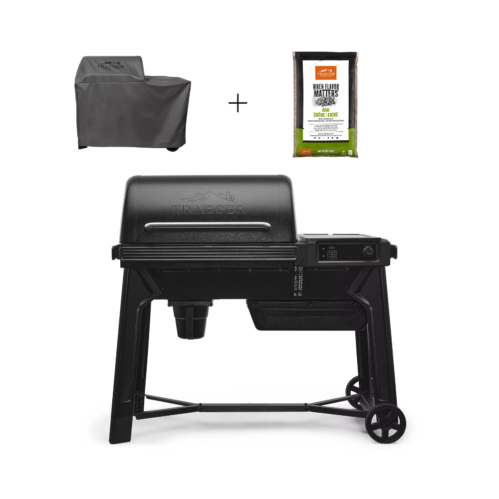 Woodridge (Pelletgrill) inkl. Haube und 9kg Pellets
