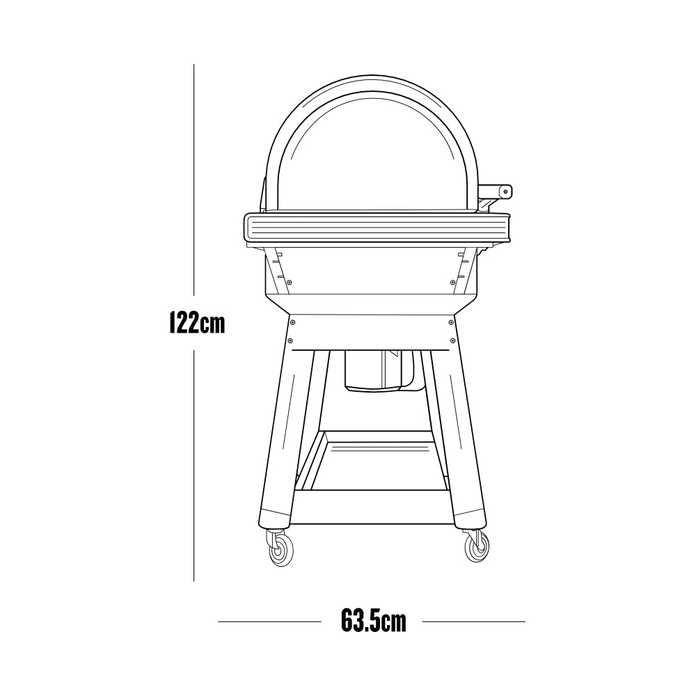 Traeger Ironwood 2023 Maße Seitlich