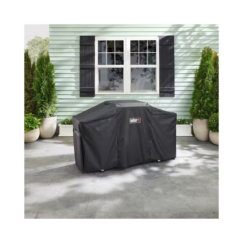 Weber Premium Abdeckhaube Lifestyle Garten