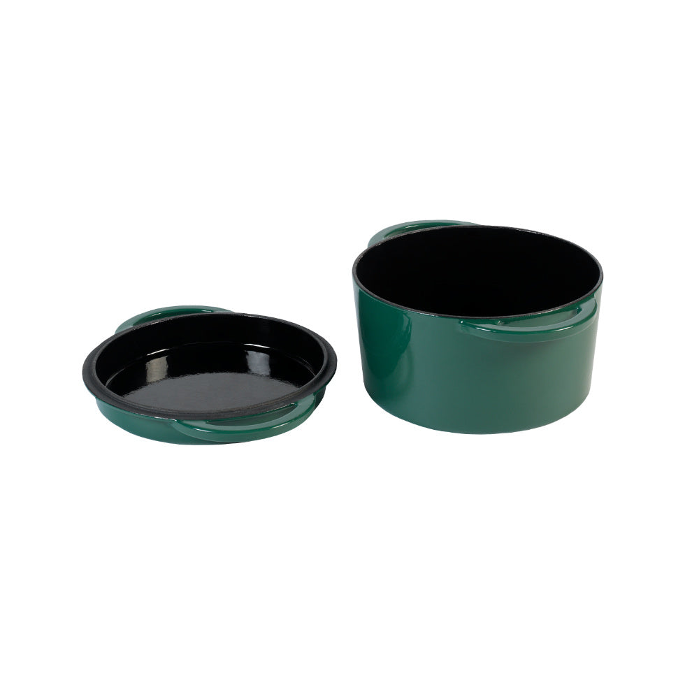 Big Green Egg Green Dutch Oven Rund offen