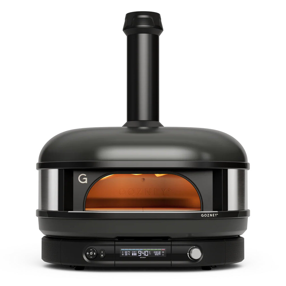 Gozney_Dome_Gen_2.0_Dual_Fuel_Pizzaofen_Front_Off_Black