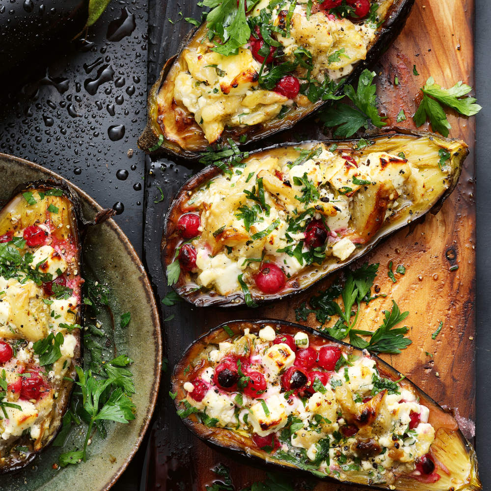 Weber_Diamond_Edition_Rezept_gefüllte_Auberginen