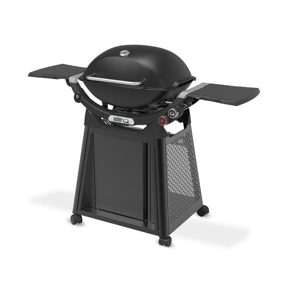 Weber Q3200N+ Black Angewinkelt rechts